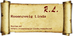 Rosenzveig Linda névjegykártya